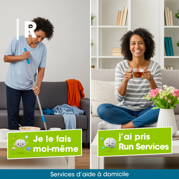 Service d'aide à domicile à Saint-Denis de La Réunion, La Réunion, Run Services - SAP