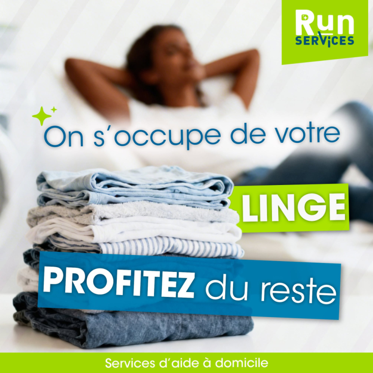 Repassage de linge à domicile à Saint-André, La Réunion, Run Services - SAP